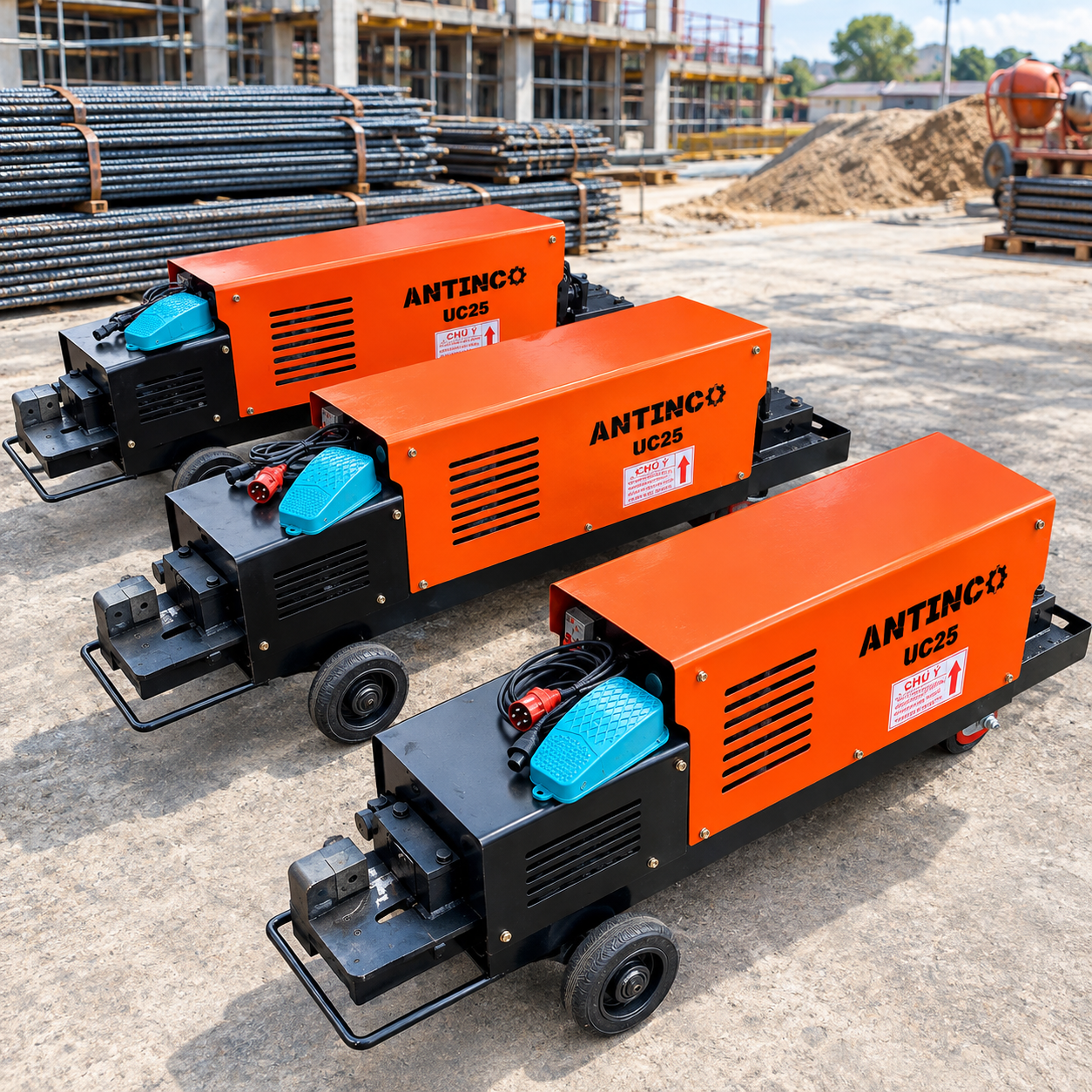 máy cắt uốn 2 đầu