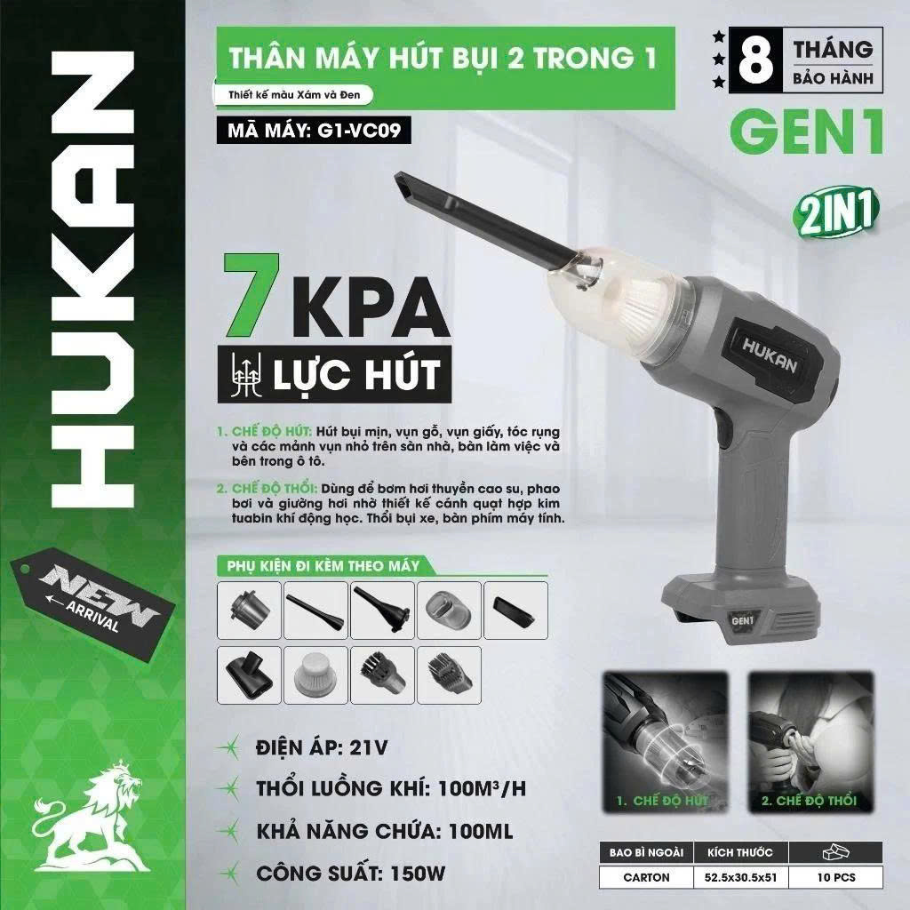 Máy hút bụi pin